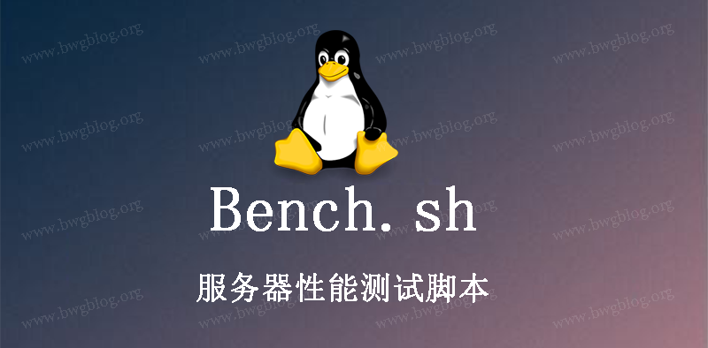 Bench.sh 服务器性能测试脚本