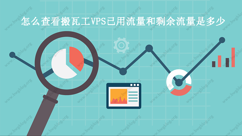 怎么查看搬瓦工VPS已用流量和剩余流量是多少