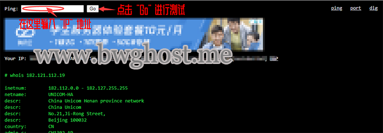 全球 ping 检测，测试 VPS 的 IP 是否被封被墙