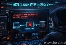搬瓦工SSH连不上怎么办？最全排查流程与修复命令实战指南-搬瓦工中文网